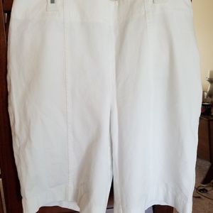Talbots Heritage Collection White Bermuda Shorts